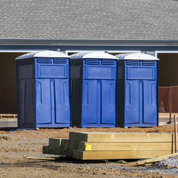 are there any restrictions on where i can place the porta potties during my rental period in Taylor